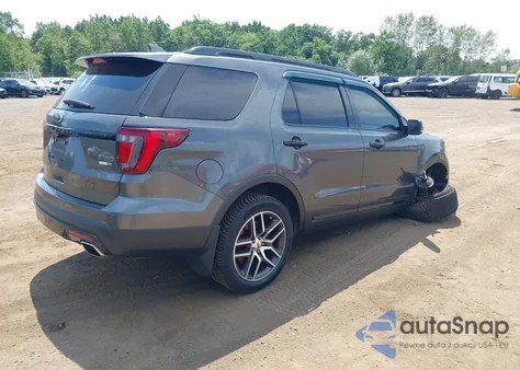 2017 Ford Explorer Sport z USA, uszkodzony, nr VIN 1FM5K8GTXHGE21950
